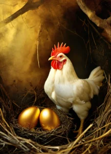The Chicken and the Golden Eggs